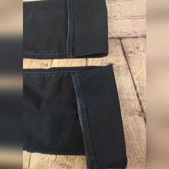 NYDJ Marilyn Straight Dark Denim Jeans 14WP Lift X Tuck Stretch Jeans - Picture 12 of 16